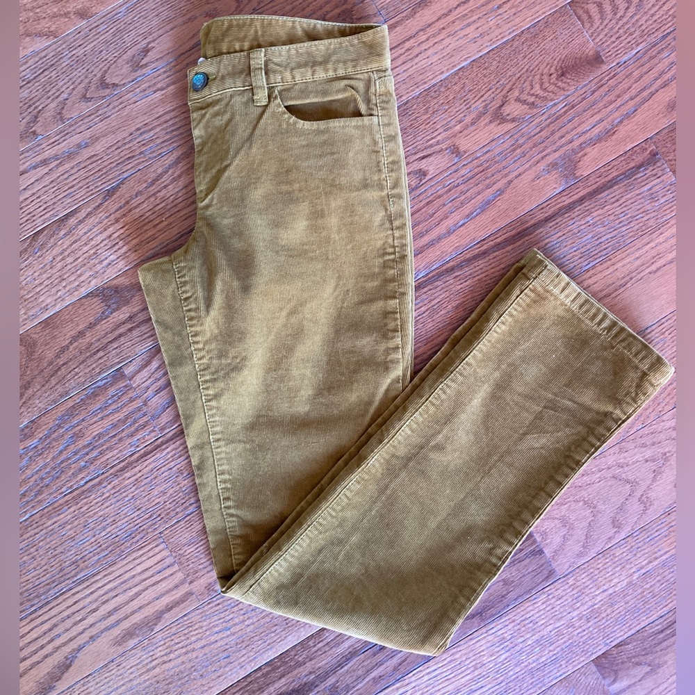 J. Crew Mustard Yellow Corduroy Pants Size 28R